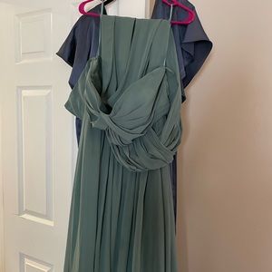 Birdie Grey Sea glass Green size XXL convertible dress